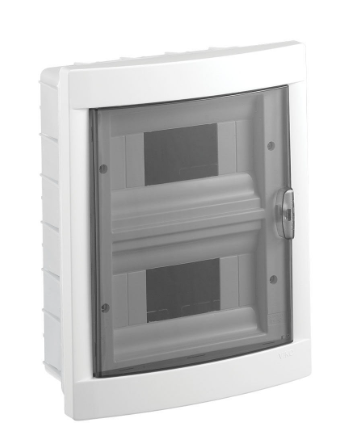 VIKO Unterputzverteiler Sicherungskasten Verteilerkasten IP40 16 Module 2-reihig