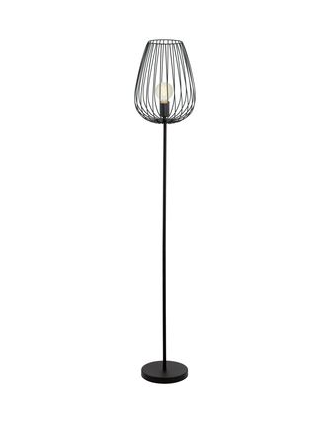 Eglo 49474 Newtown Stehleuchte E27 Stahl schwarz