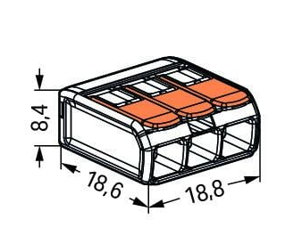 WAGO 221-413 100 Stück
