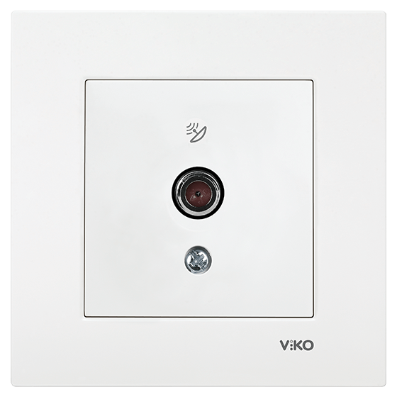 VIKO by Panasonic Karre weiß SAT Dose F Anschluss 10d