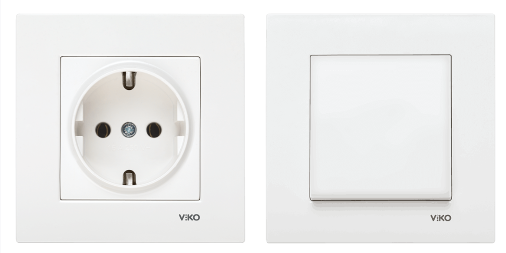 VIKO by Panasonic Karre weiß Unterputz