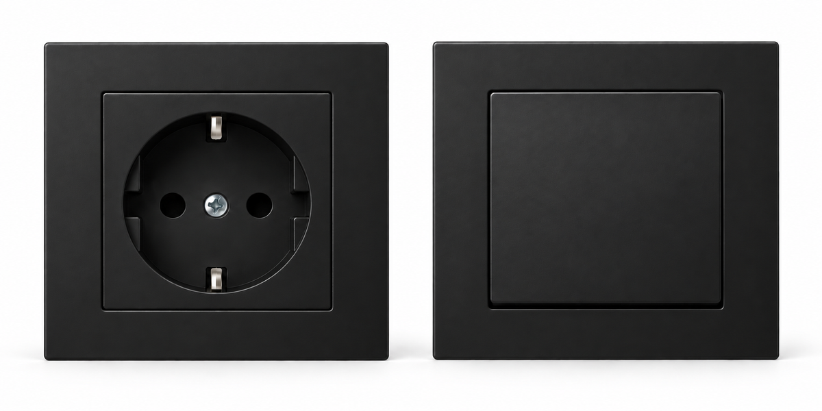 Merten System M M-Pure schwarz