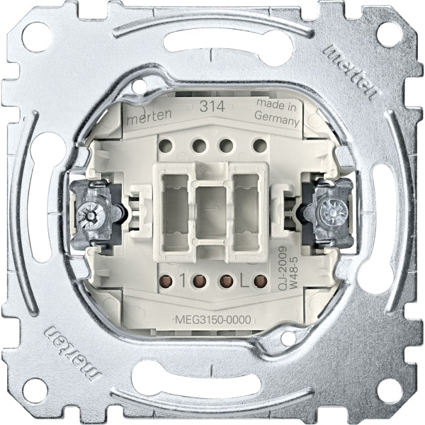 Merten System-M 1M polarweiß glänzend Taster MEG3150-0000