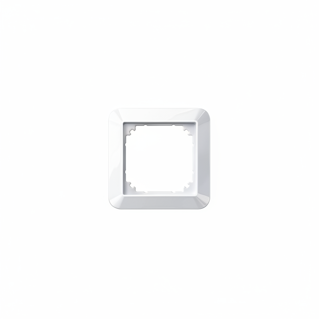 Merten System M 1-M Abdeckrahmen 1-fach Polarweiß (RAL 9010) 389119