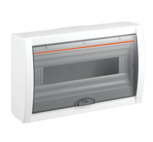 VIKO Aufputzverteiler Sicherungskasten Verteilerkasten IP40 18 Module - 1 reihig