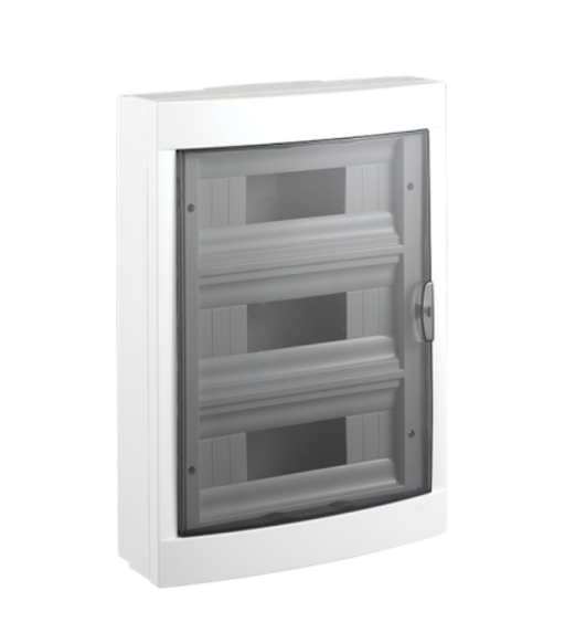 VIKO Aufputzverteiler Sicherungskasten Verteilerkasten IP40 36 Module - 3 reihig