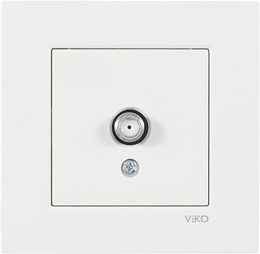 VIKO by Panasonic Karre weiß SAT Dose F Anschluss