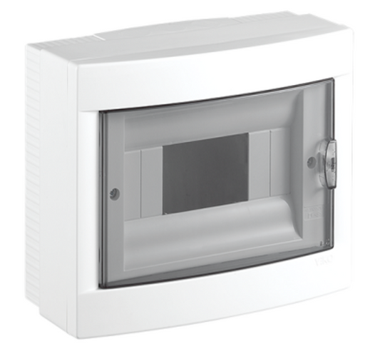 VIKO Aufputzverteiler Sicherungskasten Verteilerkasten IP40 8 Module - 1 reihig