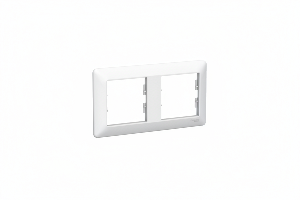 Schneider Electric ASFORA EM 2-fach Rahmen horizontal