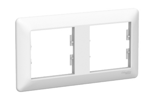 Schneider Electric ASFORA EM 2-fach Rahmen horizontal