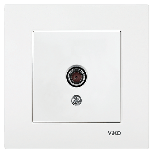 VIKO by Panasonic Meridian weiß SAT Dose F Anschluss 10d
