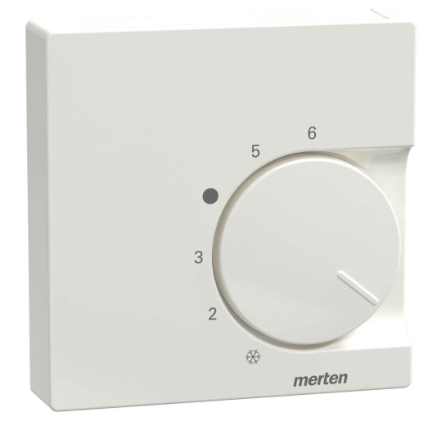 Merten Sytem M Zentralplatte für Raumtemperaturregler (RAL 9010) 534719
