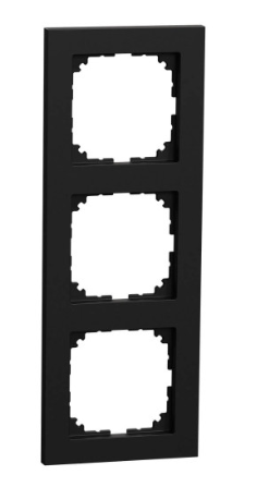 Merten System M Abdeckrahmen 3-fach Schwarz MEG4030-3603