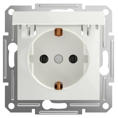 Schneider Electric ASFORA EM Steckdose mit Klappdeckel
