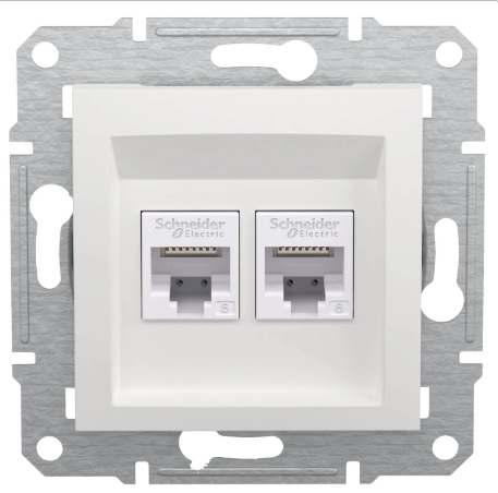 Schneider Electric ASFORA EM 2x CAT6